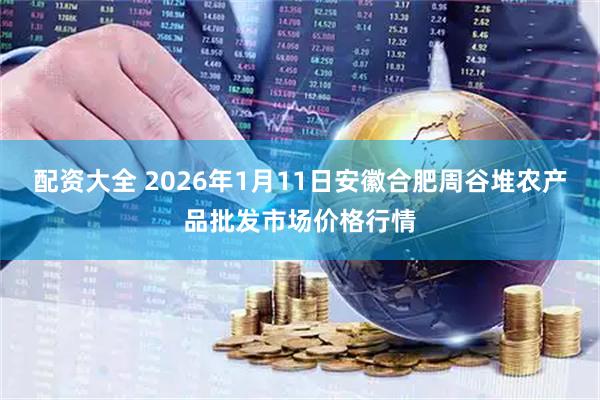 配资大全 2026年1月11日安徽合肥周谷堆农产品批发市场价格行情